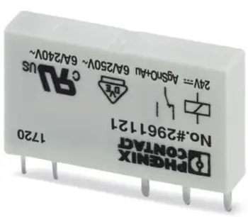 10 adet REL-MR-24DC/21AU 2961121 1NO+1NC | 24VDC | ışıksız / 6A Plug-in minyatür güç rölesi